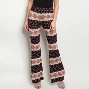 Emory Park Boho Print Flare Pants